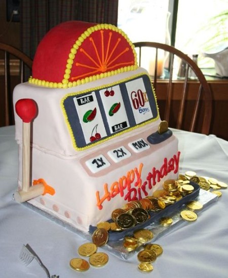 Slot Machine Cake Topper Slot Machine Cake Topper